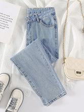 Jean taille haute amincissant